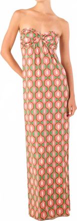 Misa Karine Maxi Dress In Geo Sixty