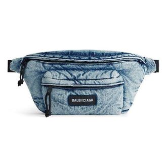 Balenciaga Explorer Beltpack Denim Faded Blue 7558032AAHB4652
