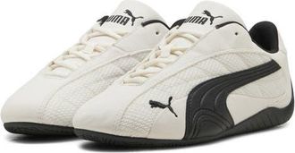 Puma Speedcat Plus Sneaker in Warm White/Puma Black at Nordstrom, Size 11.5