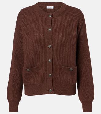 Brunello Cucinelli Cashmere-blend cardigan