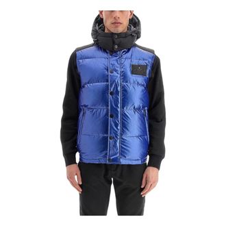 La Martina La Martina, Vests, male, Blue, Size: XL Blue Gilets Jackets for Men