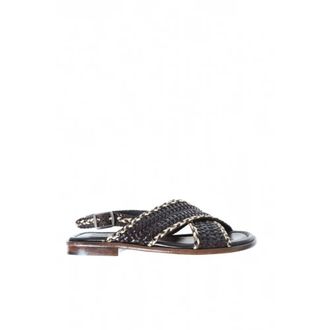 Pons Quintana Flat Sandals, female, Black, Size: 10 US Flat Sandals