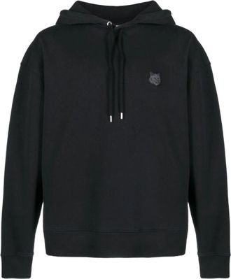 Maison Kitsun&eacute; Stijlvol Sweatshirt voor een Trendy Look - Heren - Hoodies - Zwart - S - Hoodies & sweatvesten
