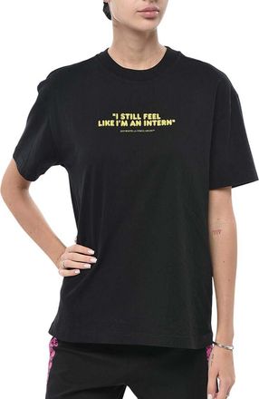 Off-white Black Crew Neck T-Shirt