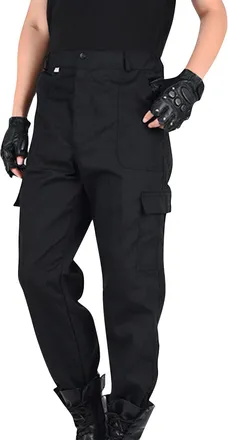 Generic Mens Work Trousers Camouflage Crotch-Resistant Cargo Trousers Multi-Pocket Outdoor Tactical Trousers Baggy Waterproof Hiking Pants Stretch Lightweight