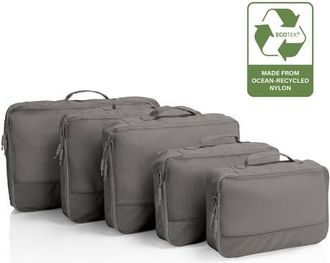 Heys Ecotex Packing Cube 5 Piece Set in Grey Stone at Nordstrom