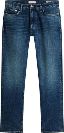Tommy Hilfiger Denton Slim Straight - Heren - Slim Fit Jeans - Blauw - W36 L34 - Katoen - Jeans