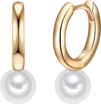 Valero Pearls Womens Sterling Silver Earring - Gold - One Size