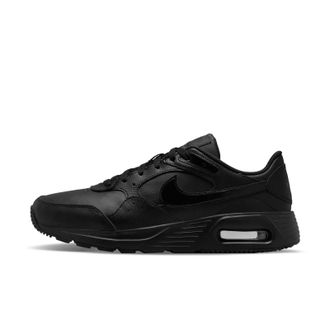 Nike Nike Mens Air Max SC Leather Gymnastics Shoes, Black/Black, 10 UK