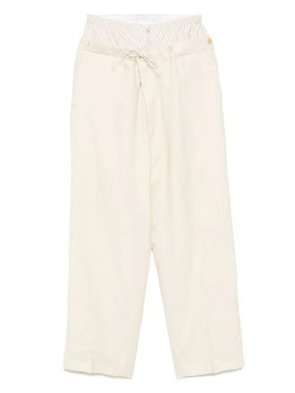 Maison Margiela Anonymity of the lining trousers - Neutrals