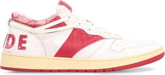 Rhude Heren, Schoenen, Rood, Maat: 45 EU Leer