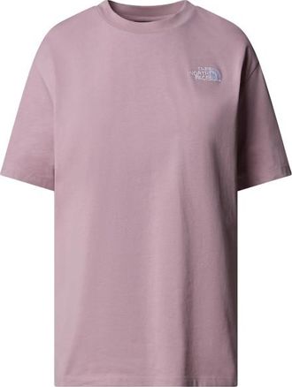 The North Face S/S Essential Oversize Tee T-Shirt für Damen | rosa