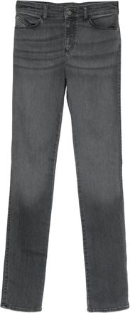 Emporio Armani Jeans dritti con logo - Grigio