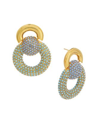 Oscar De La Renta Oscar De La Renta Rhinestone Drop Earrings