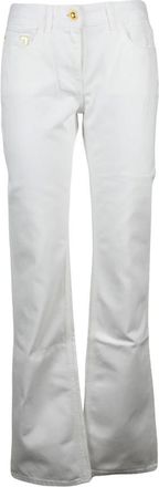 Palm Angels Dames, Jeans, Wit, Maat: W26 Katoen