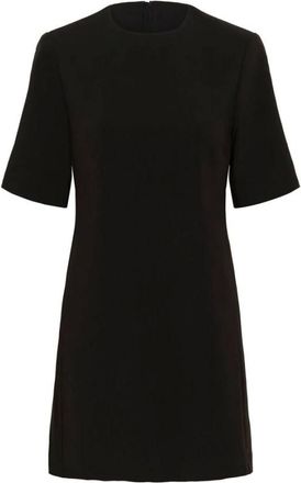 Inwear Kleedjes, Dames, Zwart, S, Polyester, Zwarte Jurk met Gestructureerde Stof