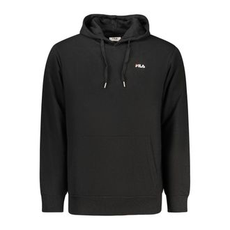 Fila Zwarte Katoenen Heren Hoodie
