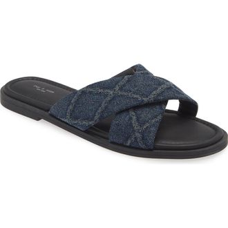 Rag & Bone Geo Cross Strap Slide Sandal in Karinaqltd at Nordstrom Rack, Size 8Us / 38Eu