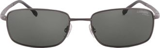Carrera Green Rectangular Mens Sunglasses CARRERA 8043/S 0R80/QT 56