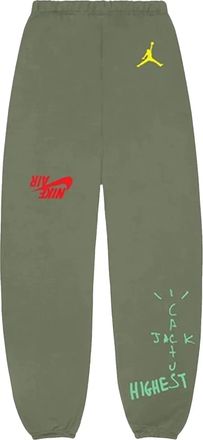 Travis Scott Cactus Jack x Jordan Highest Sweatpant Olive TC-302