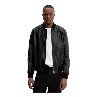 Bally Heren, Jassen, Zwart, Maat: XS Leer