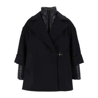 Fay Abrigo Doble con Inserto Acolchado - Coats - Mujer - Azul - M