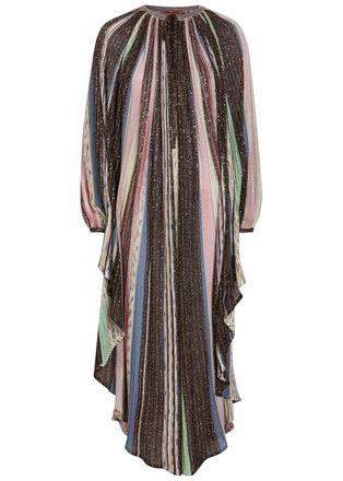 Missoni Striped Metallic-knit Midi Dress - Multicoloured - 40 (UK8 / S)