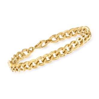 Ross-Simons Italian 18kt Yellow Gold Curb-Link Bracelet