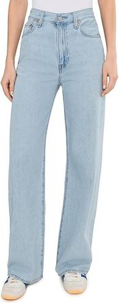 Levi's Ribcage Wide Leg H223 Womens Jeans Of Course Stone : 27 32, Cotton/Denim/Lyocell