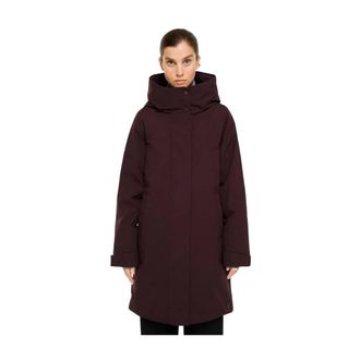 Elvine Eline Parka - Dames - Mantels - Rood - Maat: L