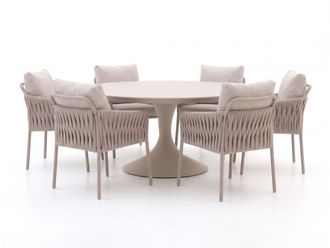 Suns Fiave/Nova &oslash;170cm dining tuinset 7-delig