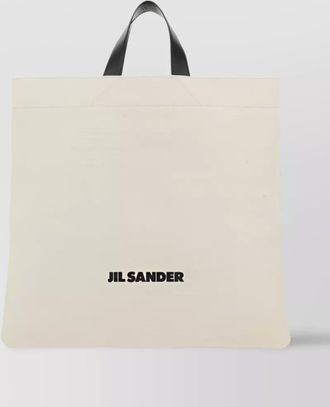 Jil Sander market tote canvas tote bag