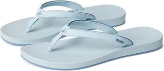 Olukai Uiki Womens Sandals Bright Sky/Bright Sky : 10 B - Medium, Synthetic
