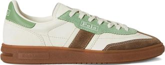Polo Ralph Lauren Bedford su&egrave;de sneakers met zijstrepen - Beige