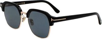 Tom Ford Smoke Square Sunglasses FT1166-K 01A 54