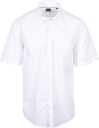 HUGO BOSS Mens H LIAM SHIRT WHITE Cotton - Size X-Large