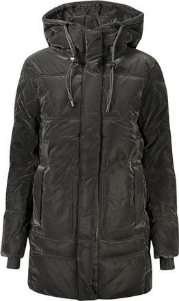 Desigual Priscilla Lange Jas - Dames - Dons jassen - Zwart - S - Polyester - Jassen