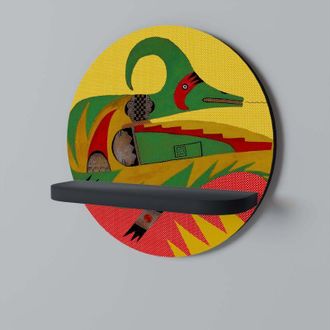 OEM Expressive Avanyu Estante Redondo Negro