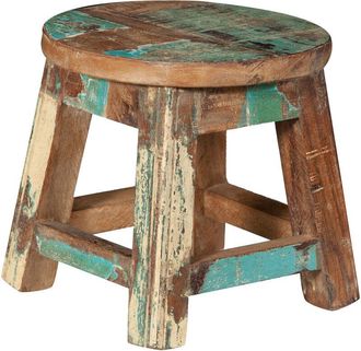 Biscottini International Biscottini - Banco Redondo En Antigua Madera Reciclada