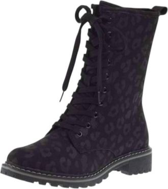 Corkys Womens Fomo Boot In Black/leopard