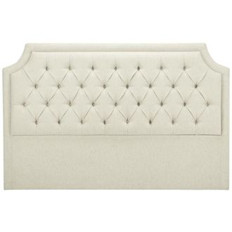 Vente-Unique Testata trapuntata 150 cm Tessuto Beige - JOHENE