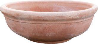 Biscottini International Biscottini - Cuenco De Terracota 100% Made In Italy Jarr&oacute;n De Exterior Totalmente Artesanal