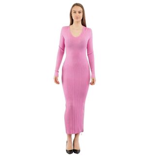 Moschino Kleedjes, Dames, Roze, S, Polyester, Gebreide Jurk