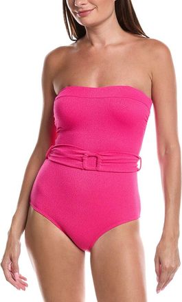Anne Cole Strapless Belted One-Piece