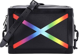 Louis Vuitton Soft Trunk Bag Rainbow Taiga Leather (Authentic Pre-Loved)