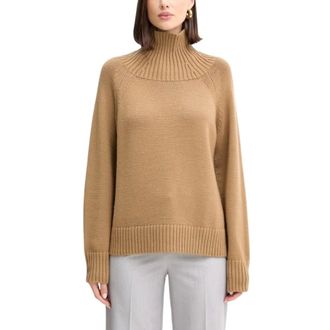 Michael Kors Truien & Vesten, Dames, Beige, S, Wol, Wollen coltrui