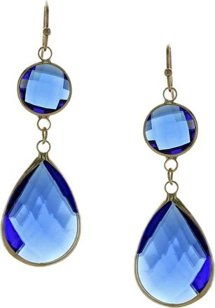 Olivia Welles Emmy Dangle Earrings in Gold /Blue at Nordstrom Rack
