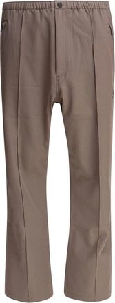 Needles Broeken, Heren, Grijs, M, Polyester, Beige Boot-Cut Broek met ritssluiting zakken