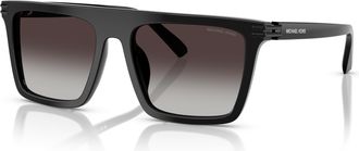 Michael Kors Edgewater Grey Gradient Browline Mens Sunglasses MK2249U 30058G 55