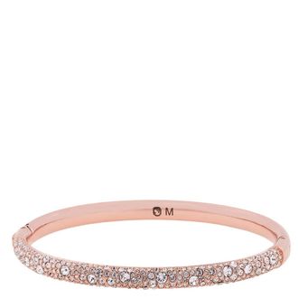 Swarovski Meteora Bangle Rose Gold Shiny Clear
